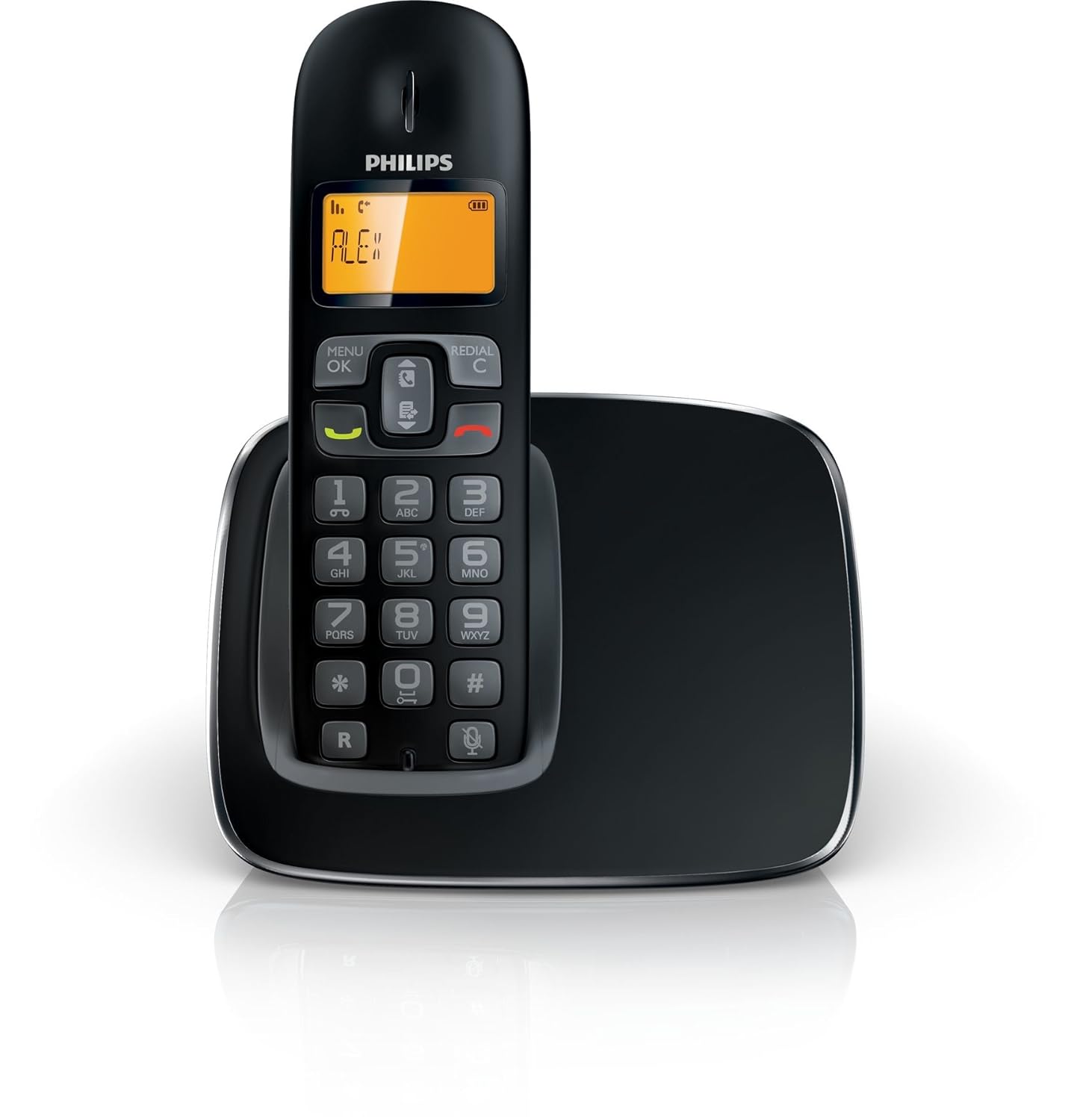 Philips CD190 - Teléfono inalámbrico DECT CD1901B/23 Single: Amazon.es:  Electrónica