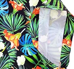 AINIKO Men's Short Sleeve Hawaiian Shirt Quick Dry