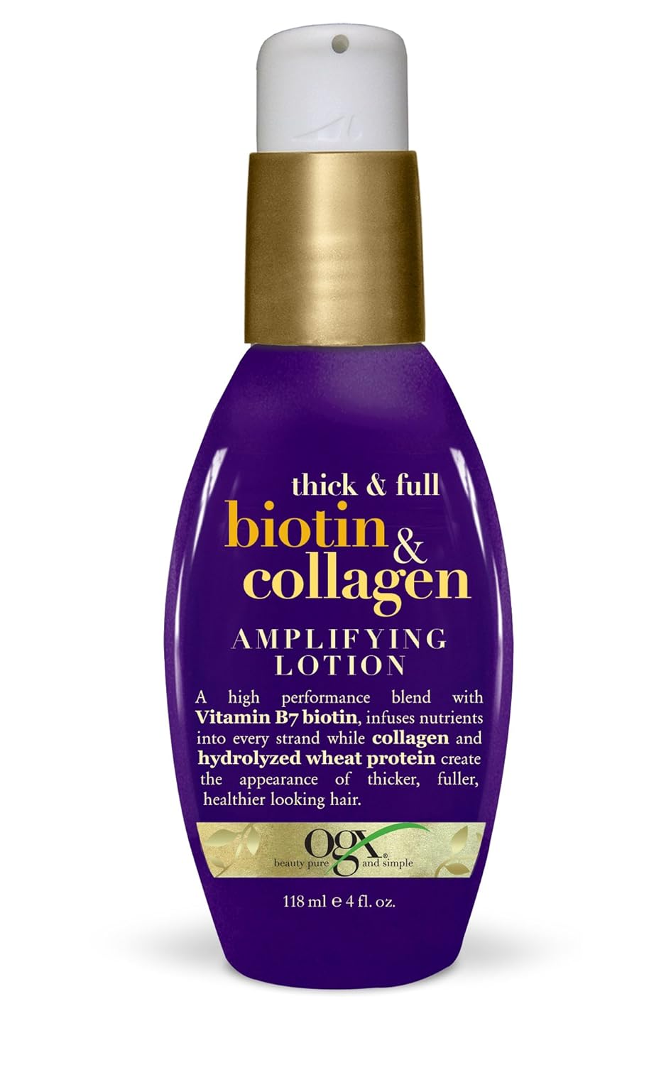 OGX Thick & Full Biotin & Collagen Amplifying Lotion, 4