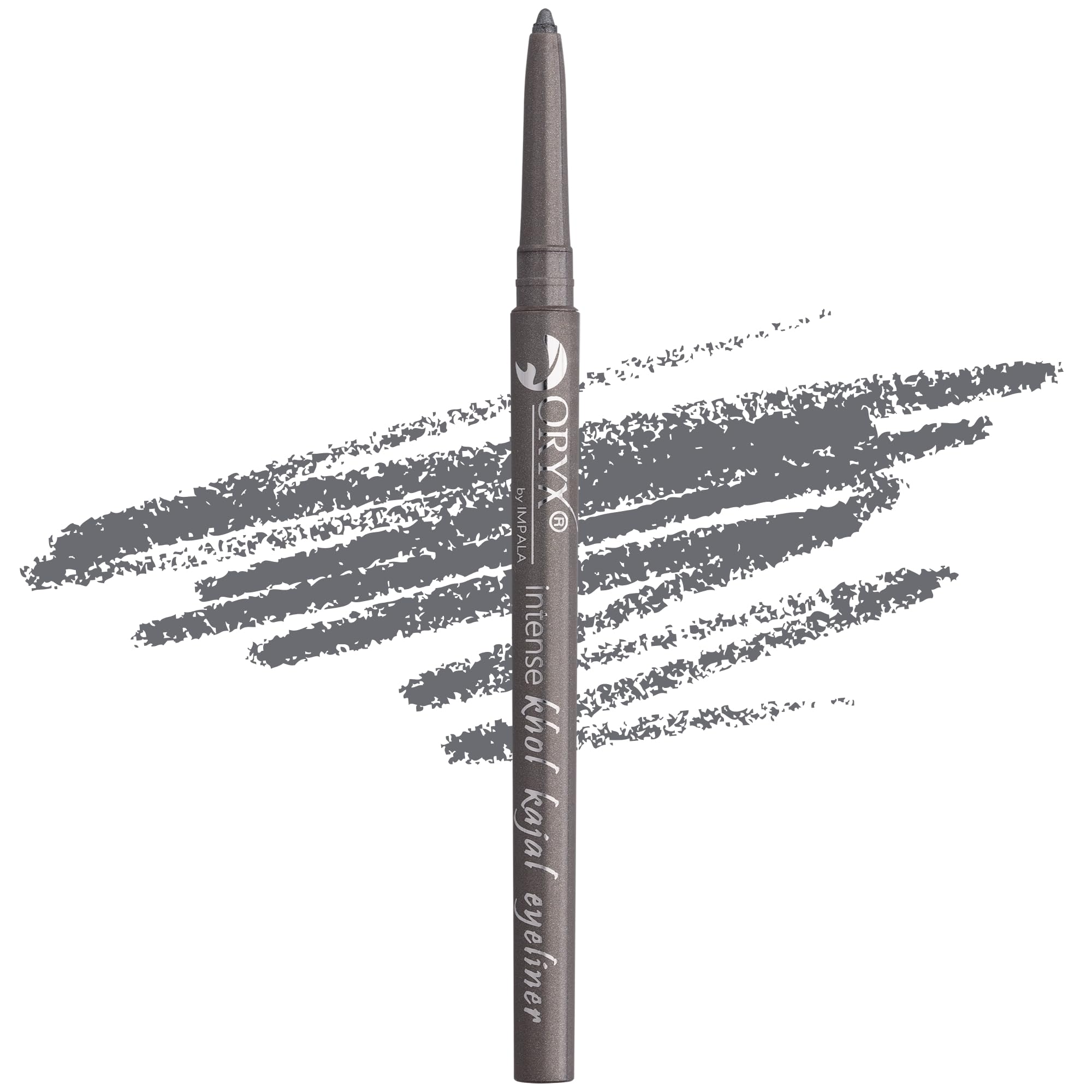 IMPALA | Oryx Khol Kajal Eye Pencil Smoky Silver 05 | Waterproof Eyeliner | Precise Finish Eye Liner | Creamy and Easy to Apply | Intense, Long-Lasting, and Water-Resistant Color