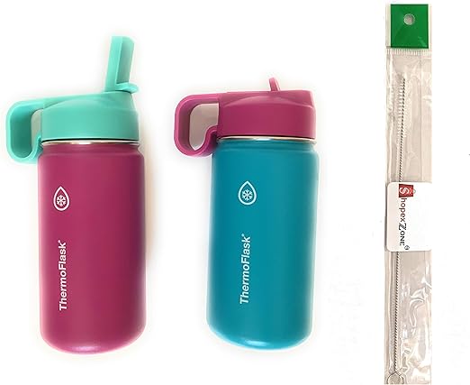 thermoflask kids double wall vacuum insulated stainless steel