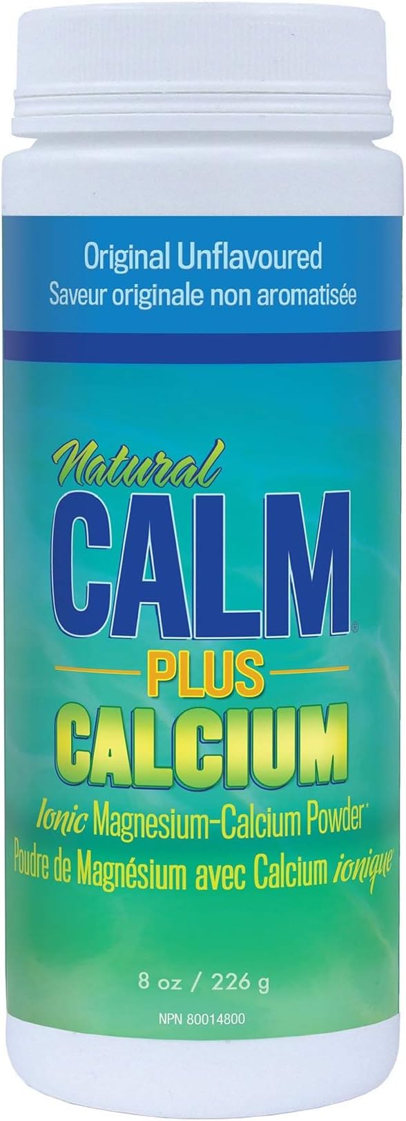 NATURAL VITALITY Original Natural Calm Ionic Magnesium Citrate Calcium, 8 OZ