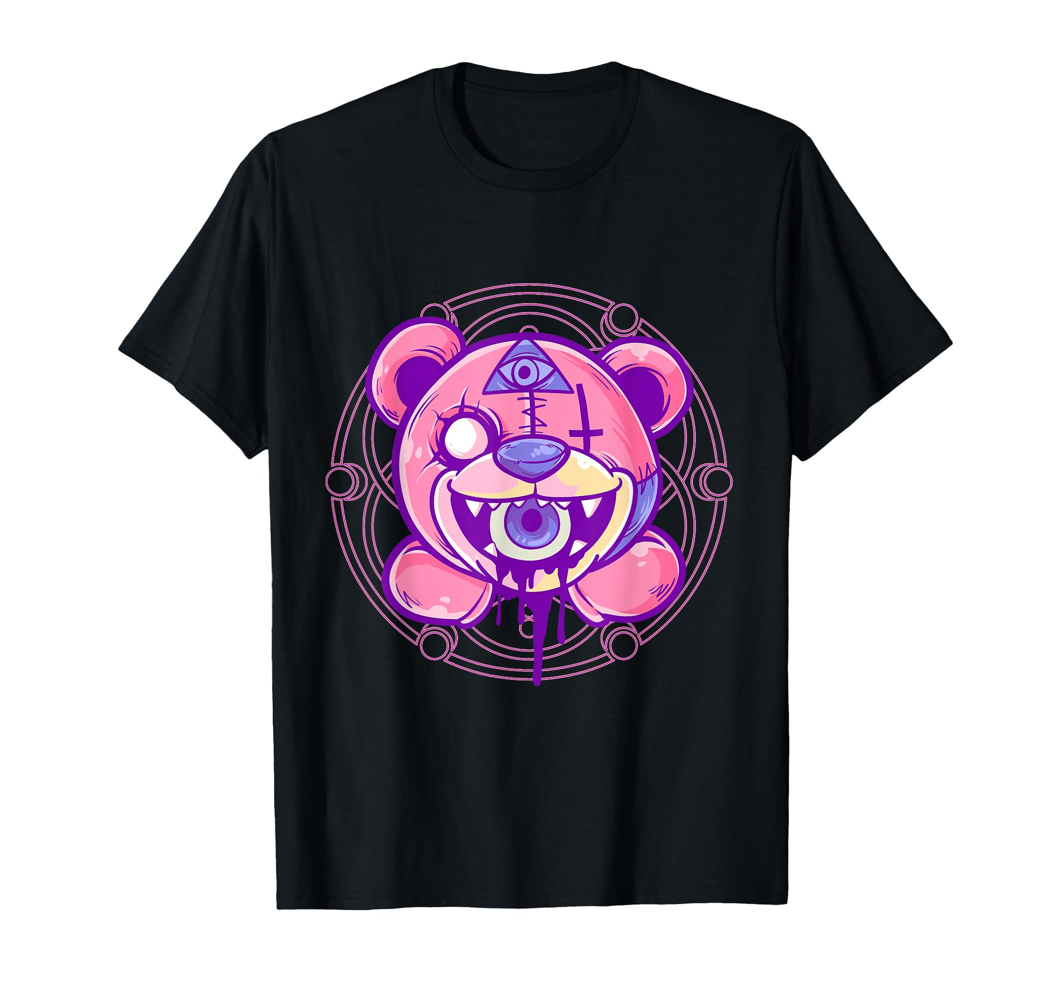 Pastel Goth Teddy Bear Anime Kawaii T-Shirt