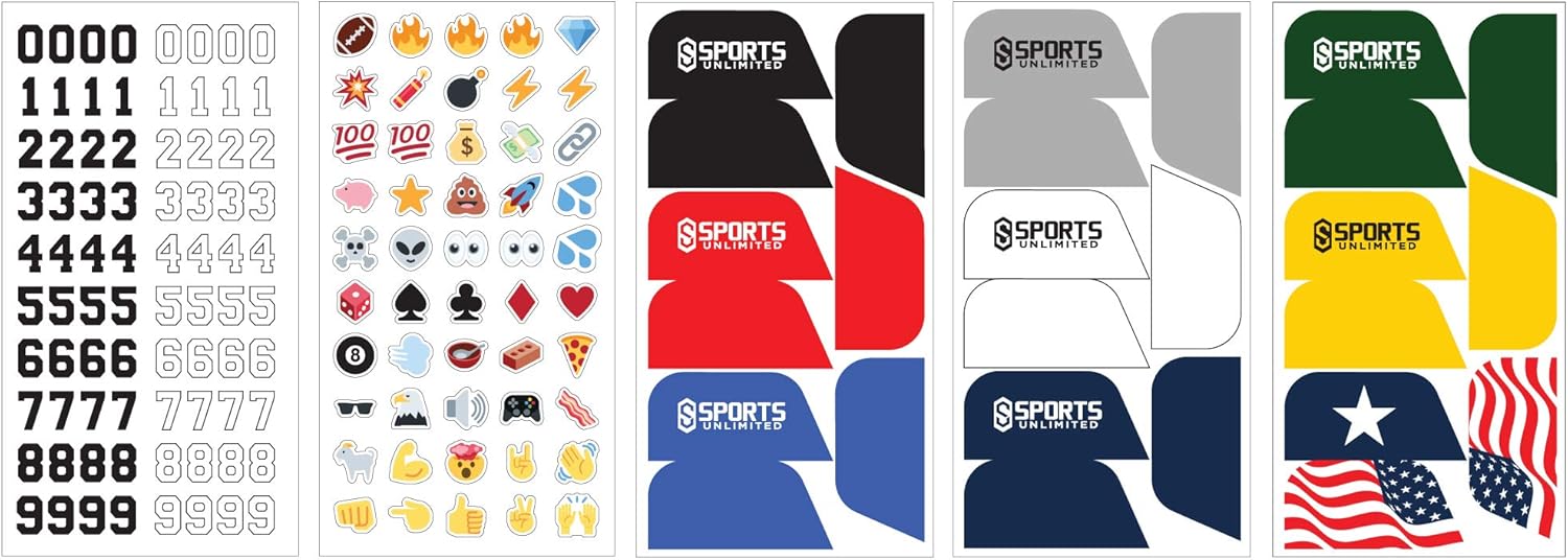 Sports Unlimited Universal Football Visor Eye Shield, Clear - Fits All Adult & Youth Helmets : Sports & Outdoors