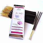 Aroma Valley Incense Sticks - French Narcissus and Turkish Rose Artisan Blend - Premium Quality Hand-Dipped Natural Incense - 75 Grams - 50+ Sticks - Uplifting, Calming, Stress-Relief, Relaxation