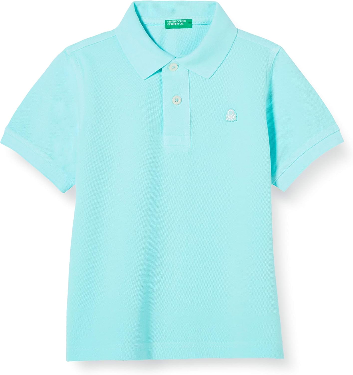 Prenda Básica Niños United Colors Of Benetton Camiseta Para Niños - 100% Algodón, Color Panna, Cuello Redondo, Estilo Casual Camiseta Niños Benetton