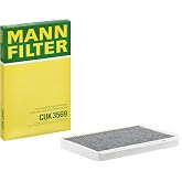 Mann Filter CUK 3569 Automotive Cabin Air Filter with Activated Carbon, Car &amp; Truck Passenger Compartment OEM Filter Replacement for Mercedes Benz Sprinter 2500, 3500, 3500XD and more
