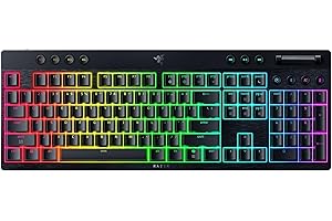 Razer BlackWidow V4 Low Profile HyperSpeed Wireless Gaming Keyboard: Orange Mechanical Switches - 2.4GHz Wireless & Bluetooth