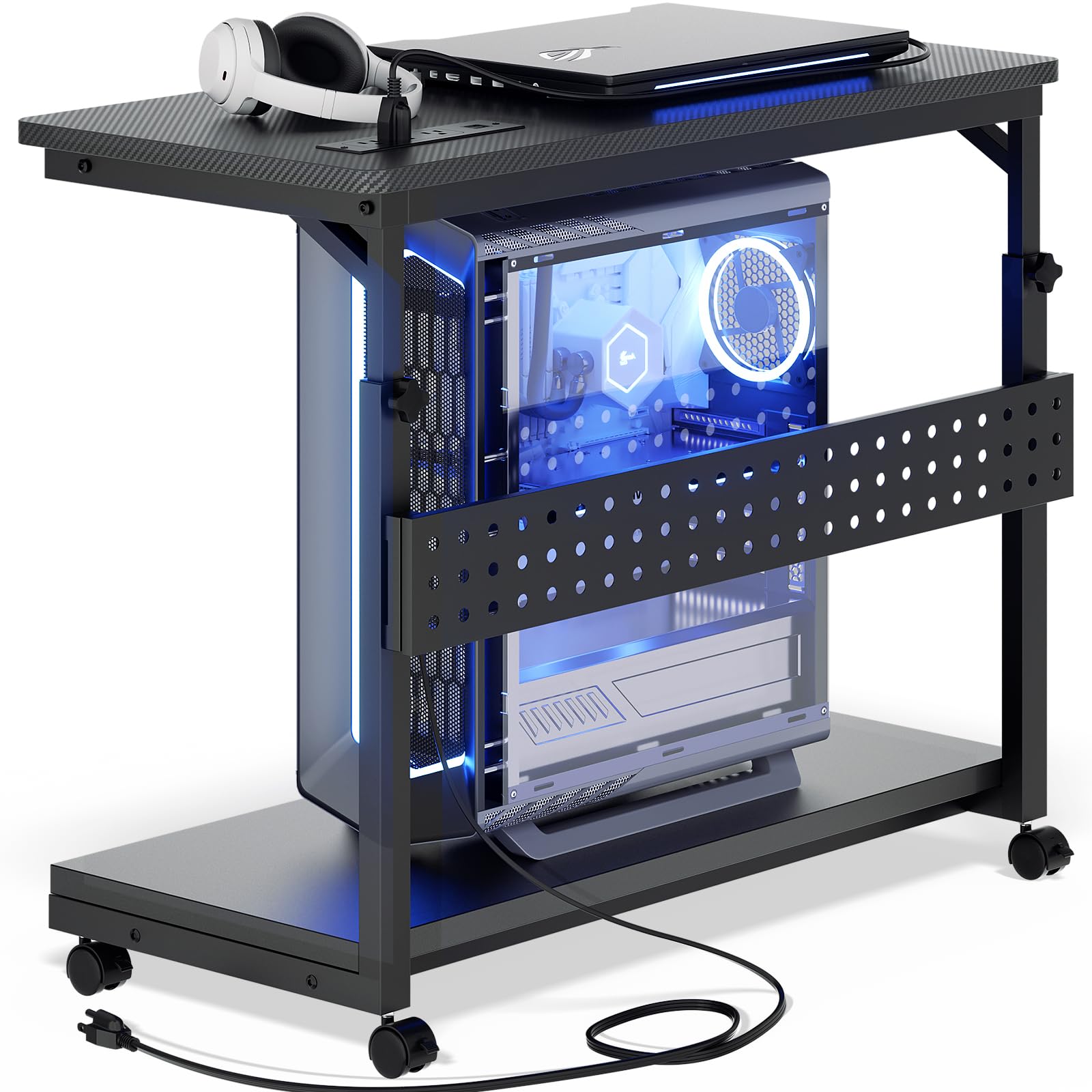 Besiost Computer Tower Stand with Power