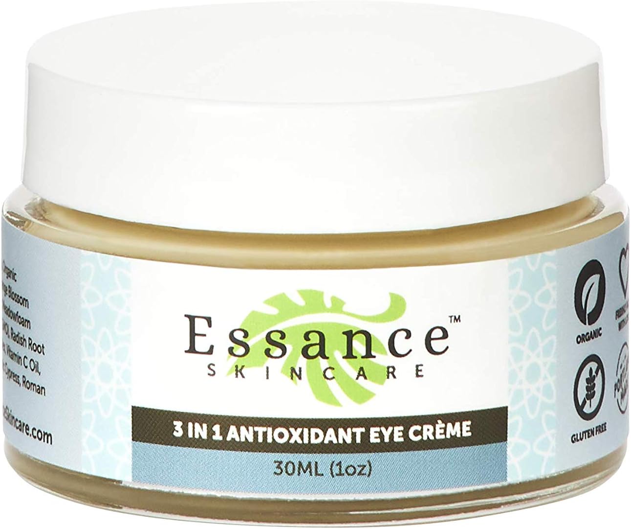 Best Eye Creme for Reducing Puffy Eyes, Minimizes Dark Circles, Smooth Fine Lines for Daily Rejuvenation. Made with Organic Ingredients included Chamomile and Ginseng