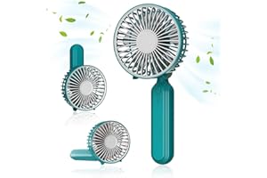 WIXAS Handheld Fan, Mini Portable Foldable Fan, Pocket Battery Rechargeable Hand Fan, for Travelling and Eyelash Fan 2000Ah(C