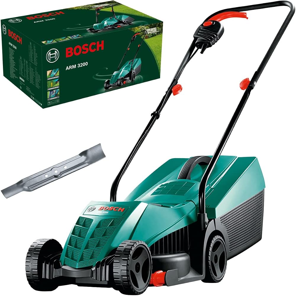 Bosch Electric Lawnmower ARM 3200 1200 W 32 cm Cutting Width with Extra Blade