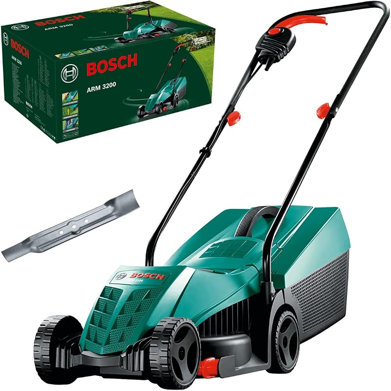 Bosch Electric Lawnmower ARM 3200 1200 W 32 cm Cutting Width with Extra Blade
