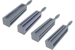 ROSENTHAL COLLECTION Ingot Mold Four Sided Gray Cast Iron Ingot Mold for Wire Crucible for Melting Casting Refining (Size 1)