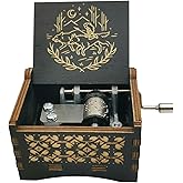 Trails Outdoor Princess Music Box for Boyfriend Mononoke Hand Crank Hime Wood Laser Musical Box Gift for Men Women Birthday (Princess 1)