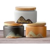 NS Online Small urns Set for 3-2 inches Ceramic Decorative Keepsake Urns 3 Piece, Capacity 8 Cubic inches Memorial urns for Humans, Pets - Honor Your Loved One Lost