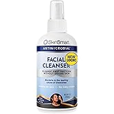 SkinSmart Antimicrobial Facial Cleanser for Breakouts and Blemishes, 8 oz | Hypochlorous Acid Spray for Face Targets Breakout Bacteria to Reduce Skin Irritation and Wash Pores Clean, All Skin Types