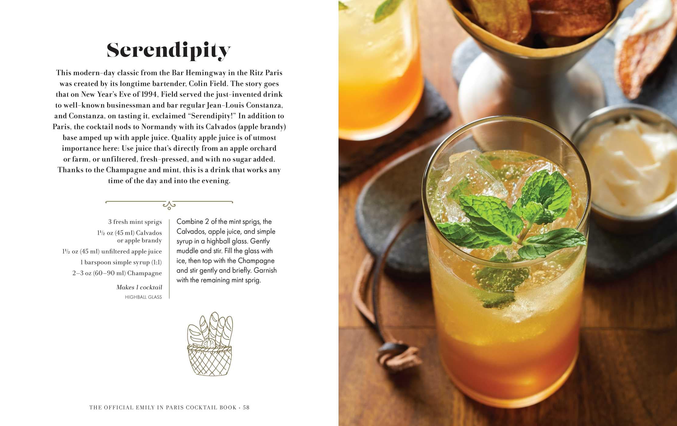 The Official Emily in Paris Cocktail Book: Glamorous Mixed Drinks for Any Time of Day