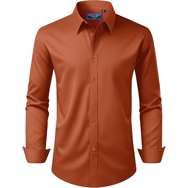 edwards dress shirts Edwards Garment 1399 Flexbatiste Stand Up Collar Long Sleeve Mens Shirt