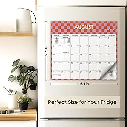 Aesthetic 2025-2026 Magnetic Calendar for