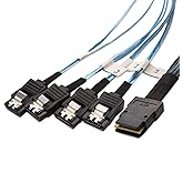 Cable Matters Internal Mini SAS to SATA Cable 3.3 Feet (SFF-8087 to SATA Forward Breakout)