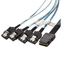 Cable Matters Internal Mini SAS to SATA Cable 1.6 Feet (SFF-8087 to SATA Forward Breakout)