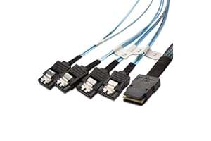 Cable Matters Internal Mini SAS to SATA Cable 3.3 Feet (SFF-8087 to SATA Forward Breakout)