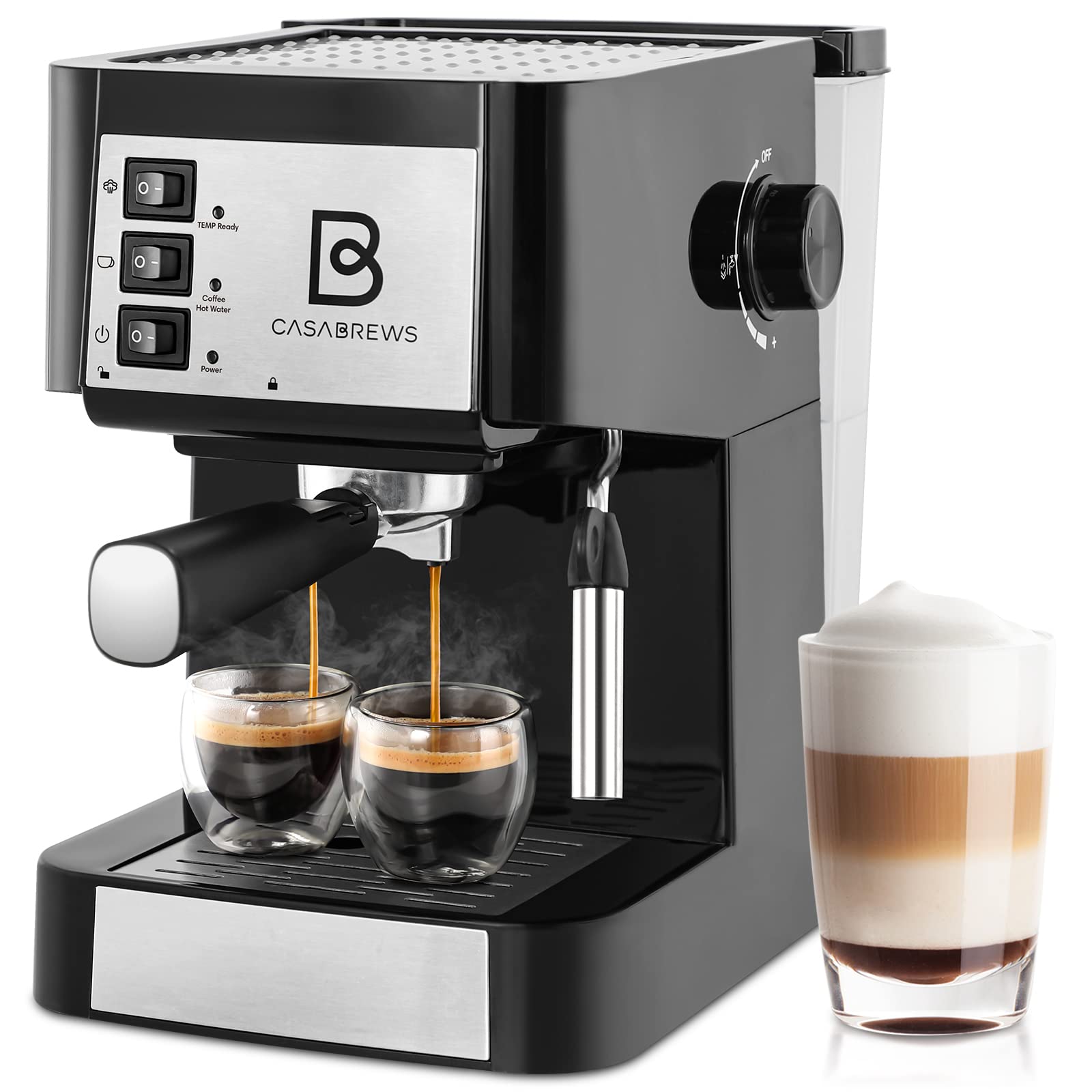 CASABREWS 20 Bar Espresso Machine, Professional