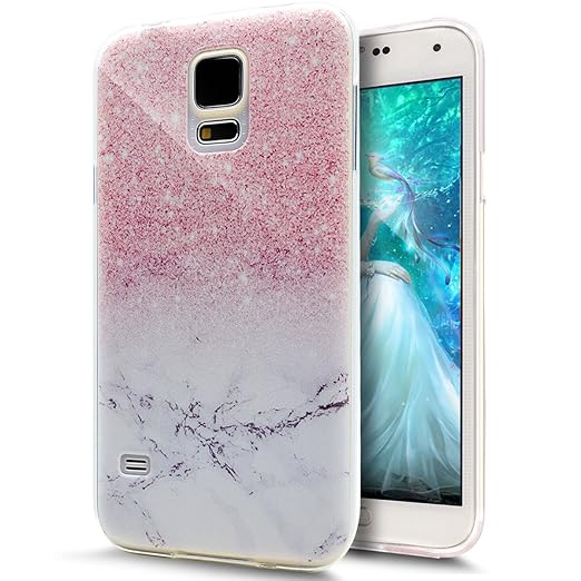 Kompatibel mit Galaxy S5 Mini Hülle,Galaxy S5 Mini Schutzhülle,Gemalt Kunst Malerei Handyhülle Silikon TPU Silikon Hülle Hand