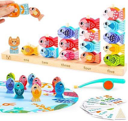 Wooden fishing game Clearance