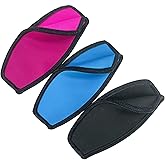 Jwintee Diving Mask Slap Strap Scuba Mask Straps Neoprene Mask Strap Cover Goggle Strap Hair Protector Wrap Swimming Water Sports for Dive Snorkel, 3 Pieces