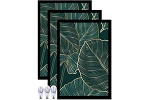 keibiubu Black 16x24 Poster Frame Set of 3, High Transparent Picture Frames for 16 x 24 Photo Poster Certificate Canvas Collage Wall Gallery Desktop Horizontal Vertical 16 By 24
