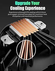 CPU Cooler Air, Dual Tower ARGB CPU Cooler with