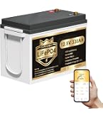 PUPVWMHB 12V 300Ah LiFePO4-Batterie Mit Bluetooth – 200A BMS, 15000 Zyklen, 3840Wh, Low-Temp-Cut, Für Wohnmobil, Solar Und Motor