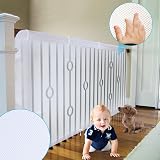 Revanom 9.8ft White Child Safety Net for Balconies Stairs Outdoor Indoor view 4