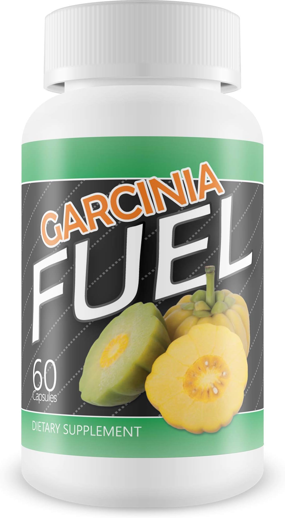 Fuel Garcinia- 60% HCA, Pure Garcinia Cambogia Extract - Extra Strength - Natural Weight Loss Supplements - Carb Blocker & Appetite Suppressant - All Natural Diet Pills for Women & Men - 60 Capsules