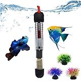 Bnzaq Fish Tank Aquarium Heater - Adjustable Temperature Submersible Thermostat Heater,25W/50W/100W/150W/200W/300W