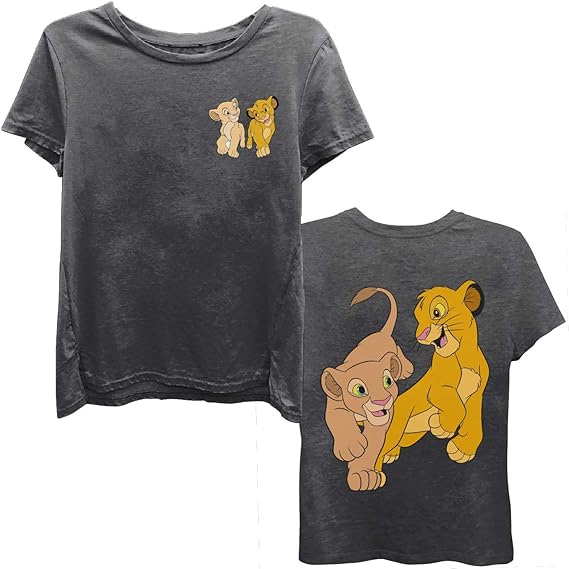 Amazon ディズニー レディース ライオンキング ファッションシャツ レディース クラシック ハクナマタタ クロージング ライオンキング クロップトップ Tシャツ Tシャツ カットソー 通販
