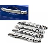 eLoveQ Chrome Door Handle Cover Covers Compatible with 2018-2022 Honda Accord Sedan Without Smart Keyhole