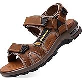 visionreast Mens Athletic Sandals Open Toe Hiking Outdoor Non-slip Sandals Air Cushion Sport Casual Beach Sandals