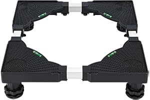 YOOGAA Mini Fridge Stand with 4 Strong Feet Universal Raised Base Adjustable Refrigerator Stands Washing Dryer Machine Pedestal Multi-Functional Bases shelf for furniture