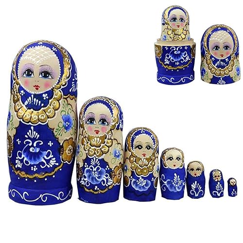 Russian Matryoshka Nesting Dolls (7 pieces) Design/color may vary