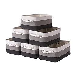 Sacyic Small Storage Baskets for Shelves,Fabric