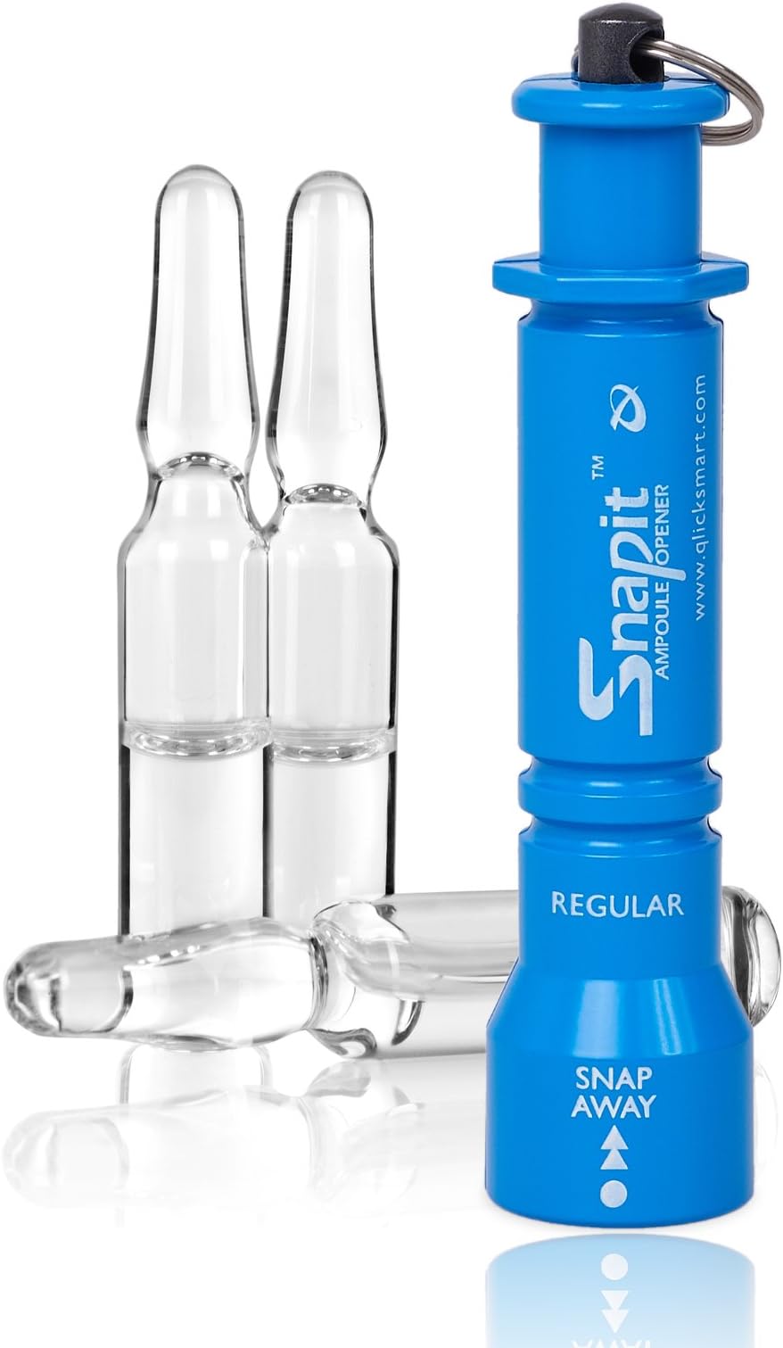 Ampoule Opener SnapIT Lite in Blue (Glass Vial / Staff Safety)