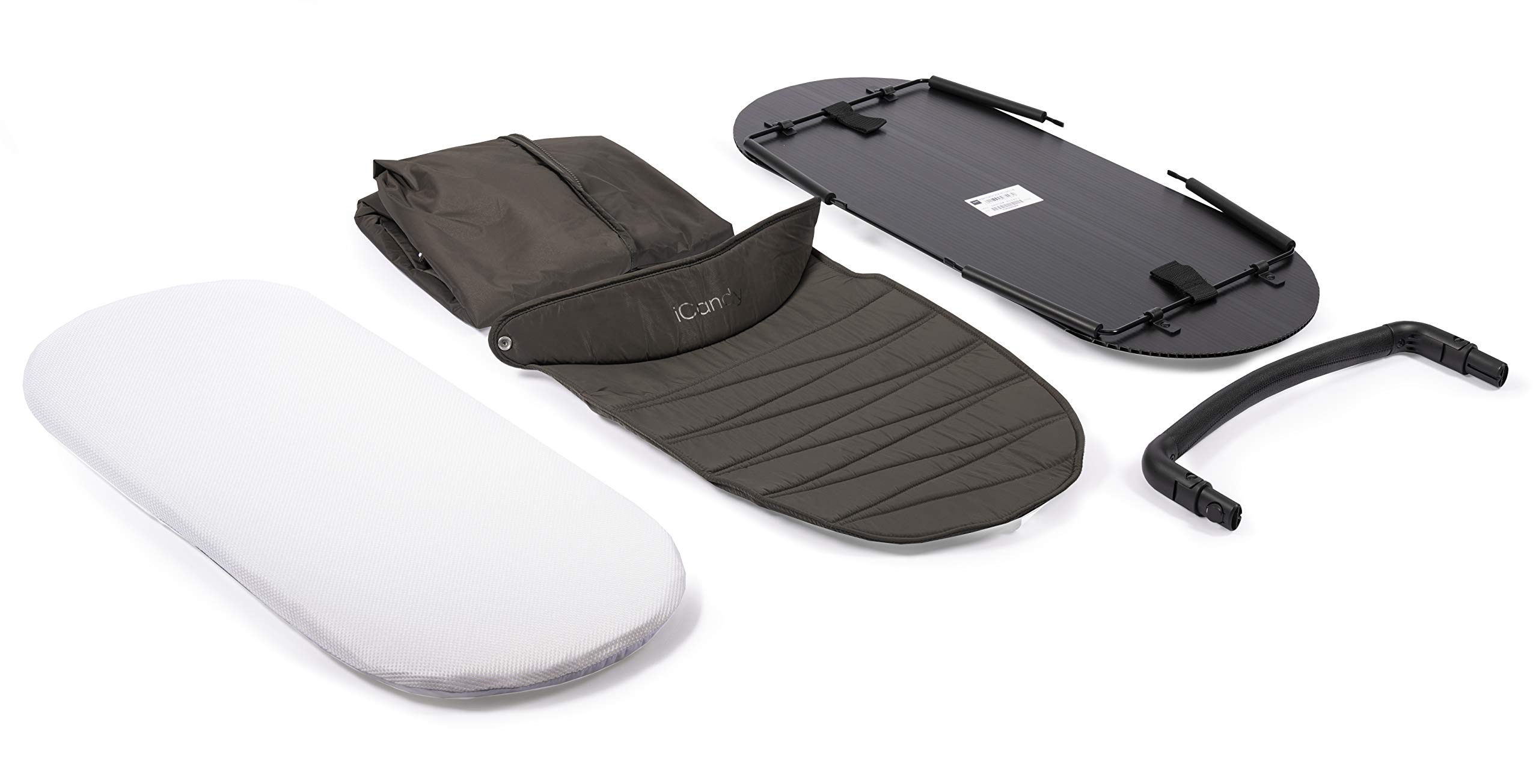 iCandy Peach All Terrain Forest 2nd Carrycot Fabric + Bumper Bar