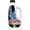 Drano Liquid Drain Clog Remover and Cleaner for Shower or Sink Drains Unclogs and Removes Hair Soap Scum Blockages, Multi, 32 Fl Oz