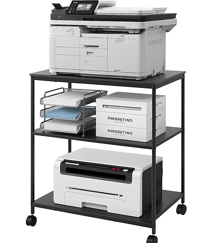Amazon.com: Safco Products 1860GR Wave Desk Side Printer Machine