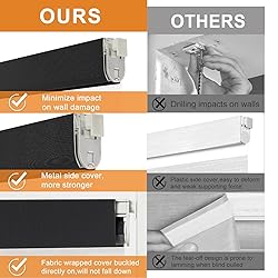 Persilux No Drill No Tool Zebra Blinds Dual Layer