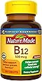 Nature Made Vitamin B12 500 mcg Tablets, 200 Count for Metabolic Health† (Packaging May Vary)