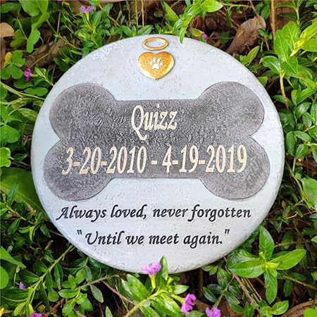pet memorial stepping stones personalized